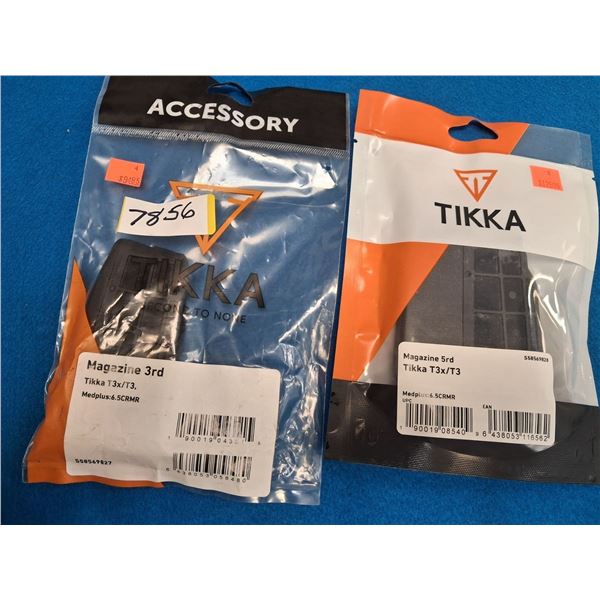 2X TIKKA T3X-T3 MAG CAL 6.5 CREEDMOORE, 13 RND & 15 RND CAPACITY - PAL REQ.