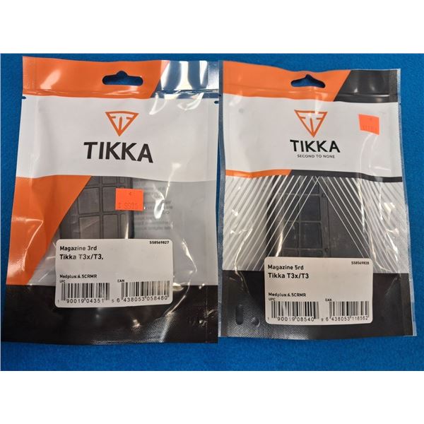 2X TIKKA T3X-T3 MAG CAL 6.5 CREEDMOORE, 13 RND & 15 RND CAPACITY - PAL REQ.