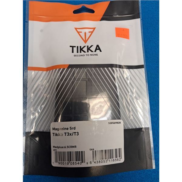 1X TIKKA T3X-T3 MAG CAL 6.5 CREEDMOORE, 1-5 RND MAG - PAL REQ.