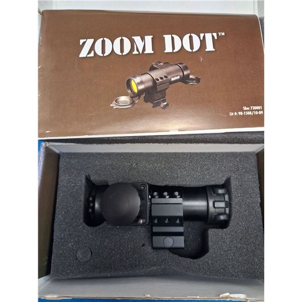 BUSHNELL ZOOM DOT MODEL #73001 RED DOT SIGHT