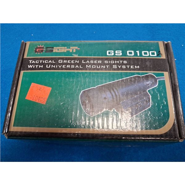 G SIGHT PN# GS-0100 TACTICAL GREEN LAZER W/ UNIVERSAL MNT & PRESSURE CONTROL SWITCH