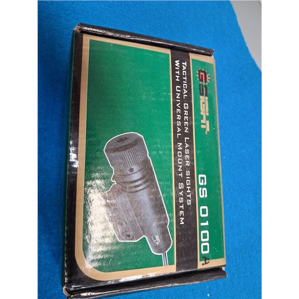 G SIGHT PN# GS-0100 TACTICAL GREEN LAZER W/ UNIVERSAL MNT & PRESSURE CONTROL SWITCH