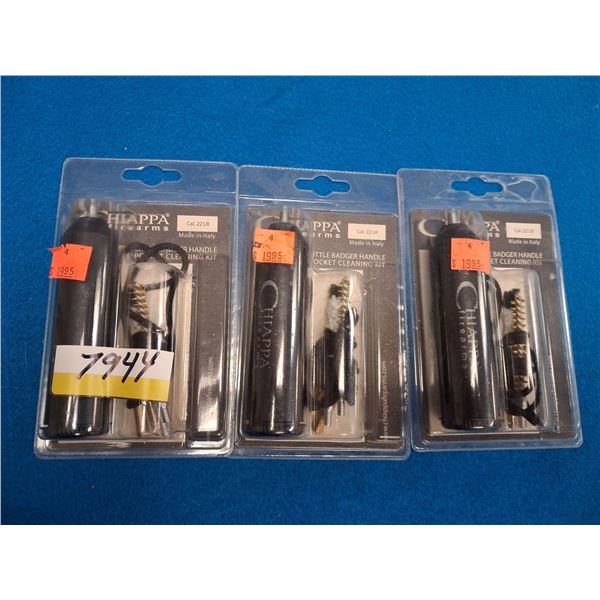 3X CHIAPPA - LITTLE BADGER HANDLE POCKET CLEANING KIT