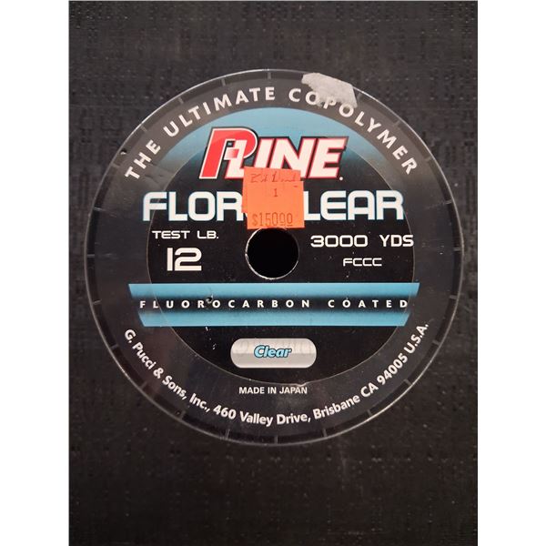 PLINE BULK SPOOL 12LB/3000YD COATED FLUOROCARBON
