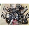 Image 2 : HUGE BOX OF VARIOUS REELS FOR PARTS & YOUR REPAIR PROJECTS