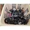 Image 3 : HUGE BOX OF VARIOUS REELS FOR PARTS & YOUR REPAIR PROJECTS