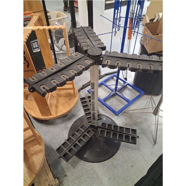 BERKLEY GRAPHITE ROD HOLDER - HOLDS 26 - H 34"