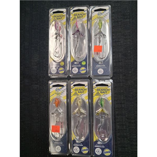 RATTLIN GOOGLE EYE 3/8OZ TUNGSTEN - VARIOUS COLORS - 6 ITEMS