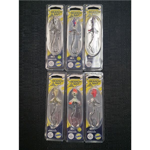 RATTLIN GOOGLE EYE 3/8OZ TUNGSTEN - VARIOUS COLORS - 6 ITEMS