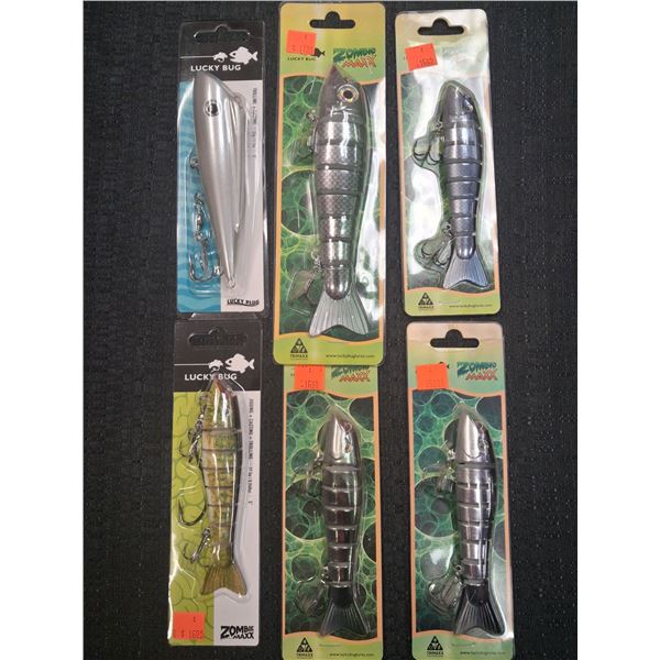 LUCKY BUG ZOMBIE MAXX, ASSORTED SIZES AND COLORS - 6 ITEMS