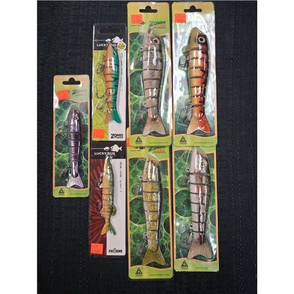 LUCKY BUG ZOMBIE MAXX, ASSORTED SIZES AND COLORS - 7 ITEMS