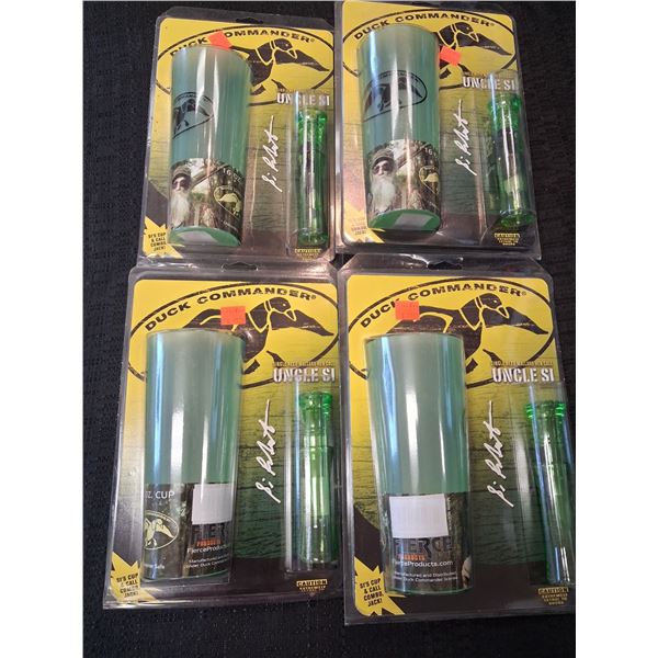 DUCK COMMANDER COLLECTOR CUP & MALLARD HEN CALL - 4 ITEMS