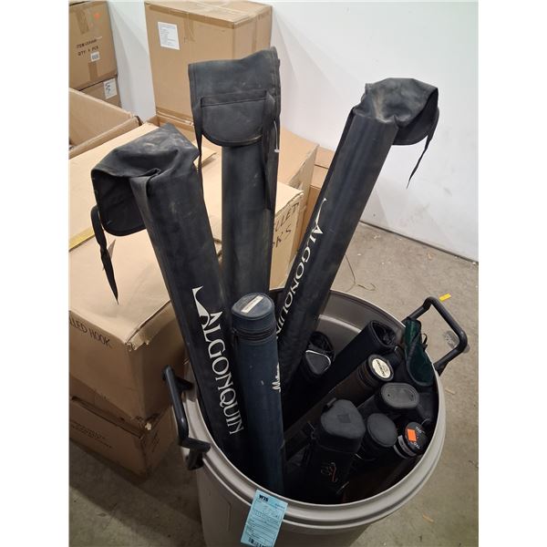 EMPTY FLY ROD CASES - 12 CASES