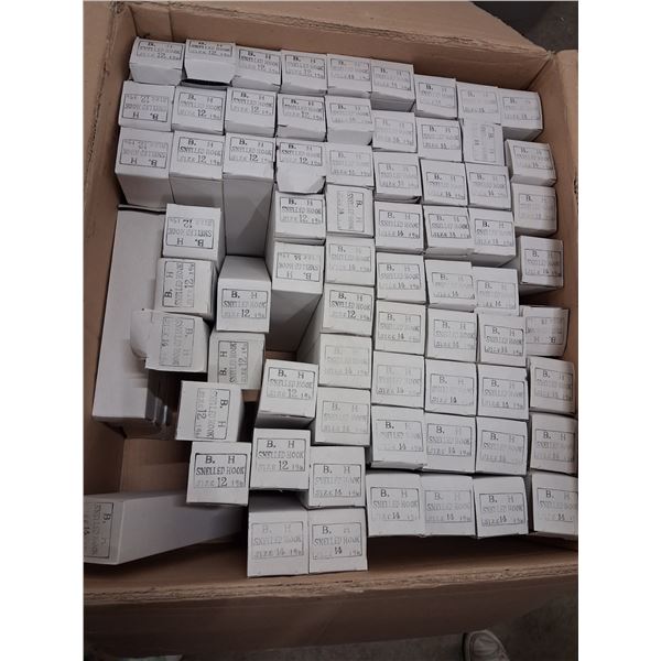 MASSIVE LOT OF OPEN ROAD SIZE 12/14 SNELLED HOOKS - 1 BOX