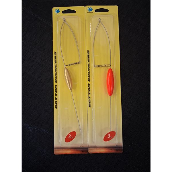 EXPERTACKLE 2/3oz. RED/GOLD BOTTOM BOUNCERS = 144 ITEMS