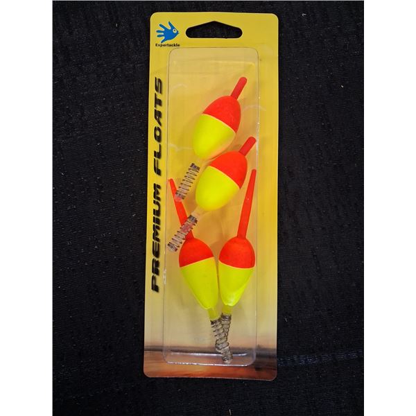 EXPERTACKLE PREMIUM FLOATS SPRING BOBBERS - 4 PACK APPROX 150 +/-