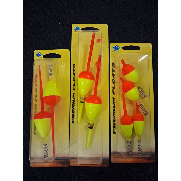 EXPERTACKLE MIX OF SPRING/SLIP BOBBERS - APPROX 60 PIECES