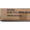 Image 4 : 1 CASE WINCHESTER 223 REM. USA, 62 GRAIN, FMJ, 1000 ROUNDS, PAL REQUIRED, NOS SHIPPING ON AMMUNTION