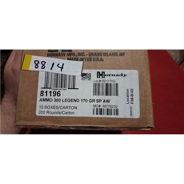 HORNADY 350 LEGEND 170GR SP AW 200/BOX - PAL REQ. NO SHIPPING