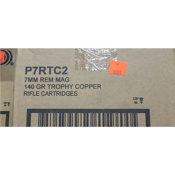 FEDERAL 7MM REM MAG 140GR TROPHY COPPER 200/BOX - PAL REQ. NO SHIPPING