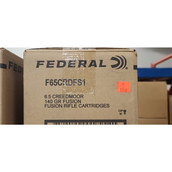 FEDERAL 6.5 CREED 140GR FUSION 200/BOX - PAL REQ. NO SHIPPING