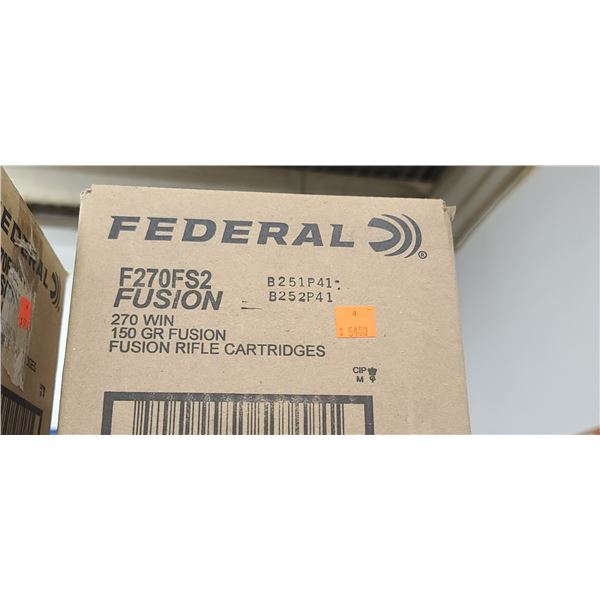 FEDERAL 270 WIN 150GR FUSION 200/BOX - PAL REQ. NO SHIPPING
