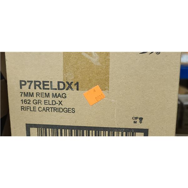 FEDERAL 7MM REM MAG 162 GR ELD  200/BOX - PAL REQ. NO SHIPPING