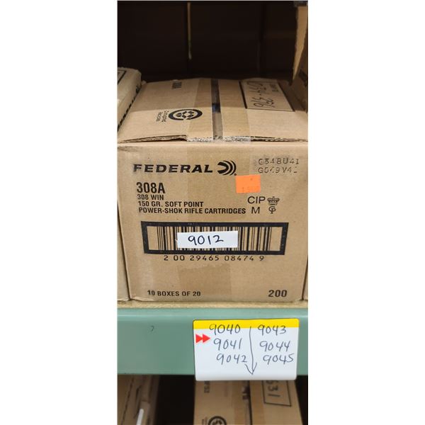 FEDERAL 308 WIN 150GR SP POWERSHOK 200/BOX - PAL REQ. NO SHIPPING