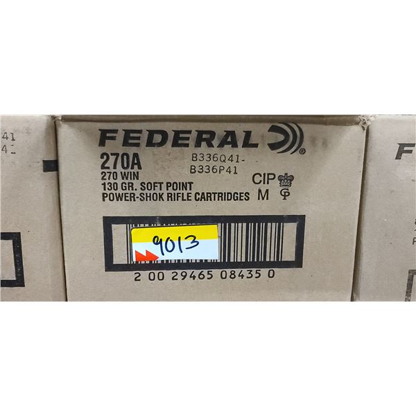 FEDERAL 270 WIN 130GR SP POWERSHOK 200/BOX - PAL REQ. NO SHIPPING