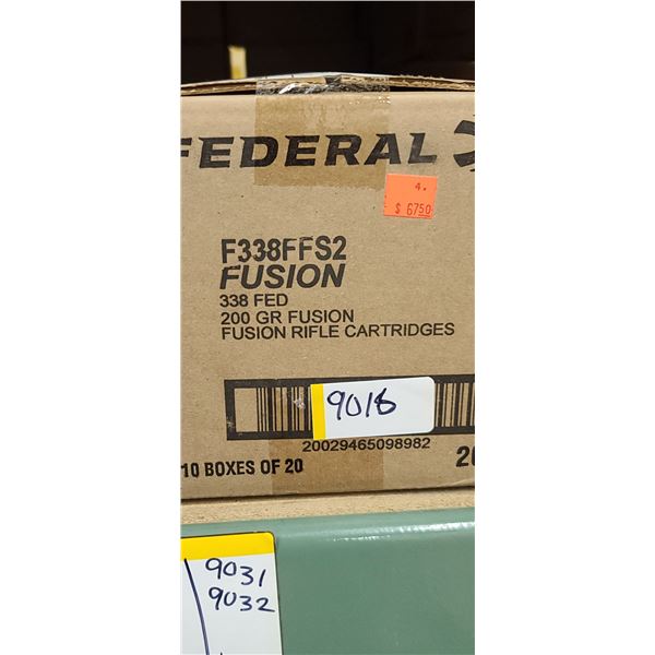 FEDERAL 338 FED 200GR FUSION 200/BOX - PAL REQ. NO SHIPPING