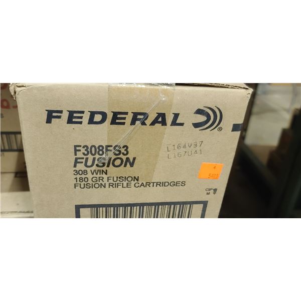 FEDERAL 308 WIN 180GR FUSION 200/BOX - PAL REQ. NO SHIPPING