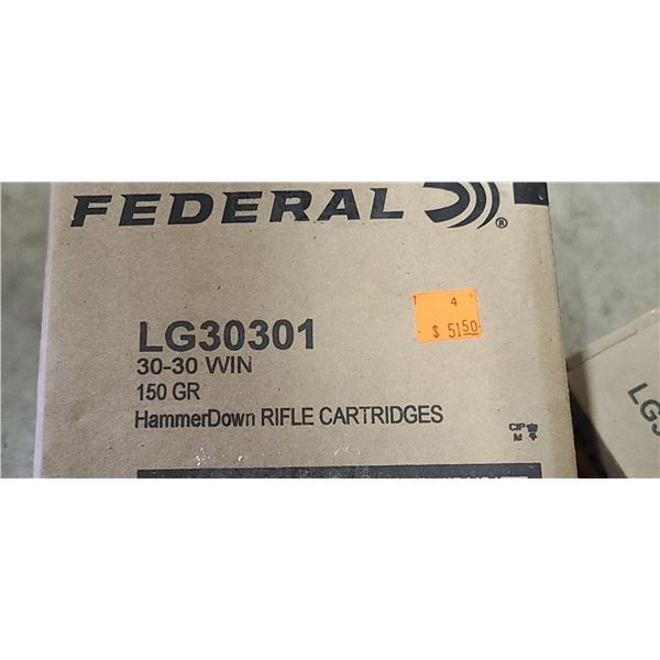 FEDERAL 30-30 WIN MAG 150GR HAMMER DOWN 200/BOX - PAL REQ. NO SHIPPING