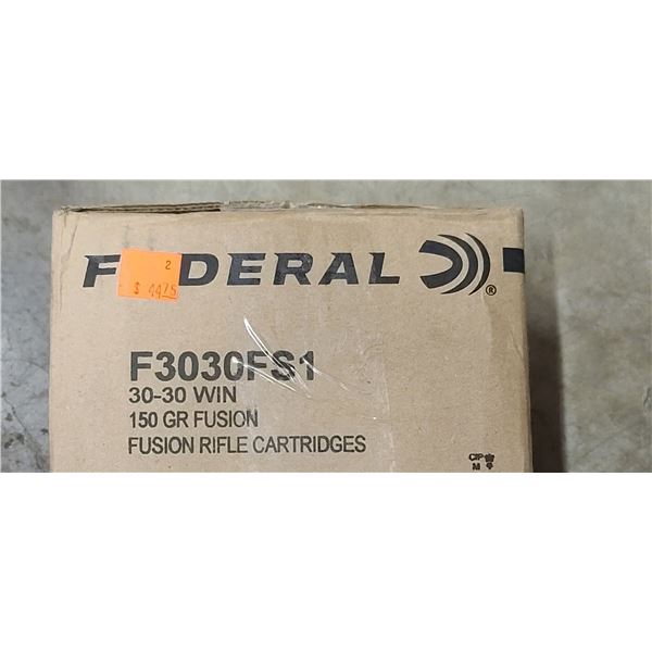 FEDERAL 30-30 WIN 150GR FUSION 200/BOX - PAL REQ. NO SHIPPING