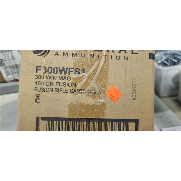 FEDERAL 300 WIN MAG 150GR 200/BOX - PAL REQ. NO SHIPPING