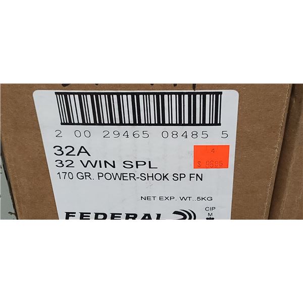 FEDERAL 32 WIN SPECIAL 170GR POWER SHOK SPFN 200/BOX - PAL REQ. NO SHIPPING