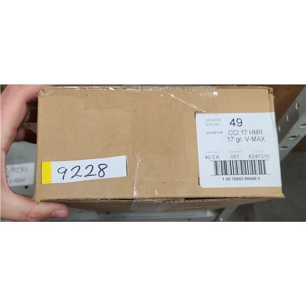 CCI 17 HMR 17GR V-MAX 2000/BOX - PAL REQ. NO SHIPPING