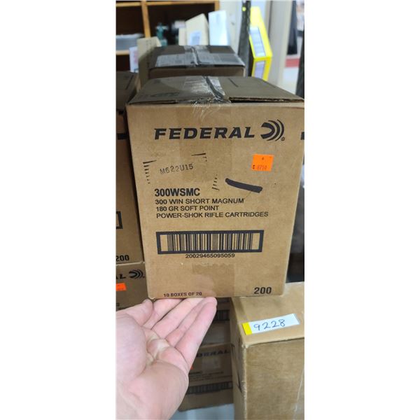 FEDERAL 300 WSM 180GR SP 200/BOX - PAL REQ. NO SHIPPING
