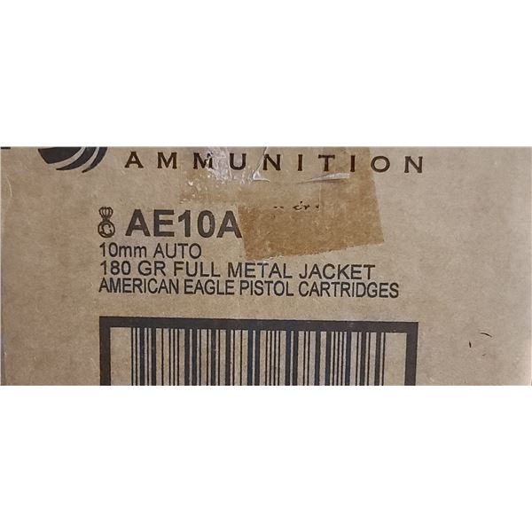 FEDERAL 10MM AUTO 180GR FMJ AMERICAN EAGLE 1000/BOX - PAL REQ. NO SHIPPING