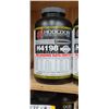 Image 2 : 4 BOTTLES OF 1LBS H4198 RIFLE POWDER