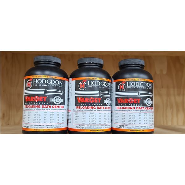 3 X 1LBS BOTTLES OF VARGET RIFLE POWDER