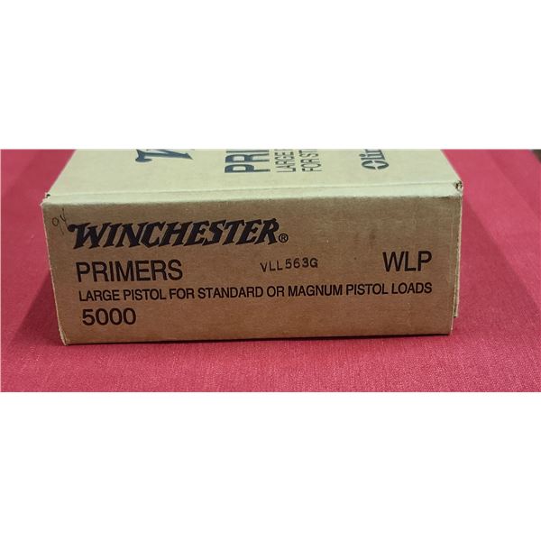 WINCHESTER WLP LARGE PISTOL PRIMERS BOX OF 5000