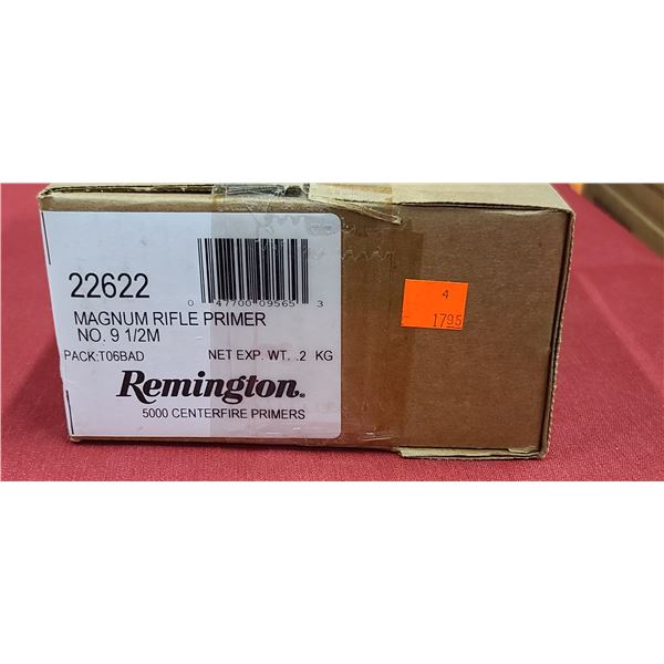 REMINGTON NO. 9 1/2, MAGNUM RIFLE PRIMERS BOX OF 5000