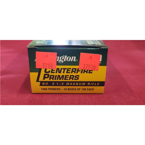 REMINGTON NO. 9 1/2, MAGNUM RIFLE PRIMERS BOX OF 1000