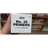 Image 1 : CCI NO. 35 PRIMERS FO 50 CAL. AMMUNITION BOX OF 500