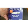 Image 2 : FEDERAL CHAMPION NO. 205, SMALL RIFLE PRIMERS BOX OF 1000
