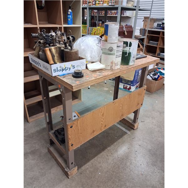 WORK BENCH NO CONTENTS 42W-24D-38H