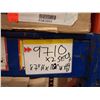Image 1 : PALLET SHELVING-NO CONTENTS 2 SECTIONS 87"H-9'L-44"D, 3 RISERS, 4 RAILS