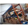 Image 3 : PALLET SHELVING-NO CONTENTS 2 SECTIONS 87"H-9'L-44"D, 3 RISERS, 4 RAILS