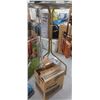 Image 2 : CIRCULAR CLOTHING RACK - 36-59H- NO CONTENTS