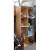 Image 4 : ADJUSTABLE WOOD SHELVING, 22D-42W-81H NO CONTENTS